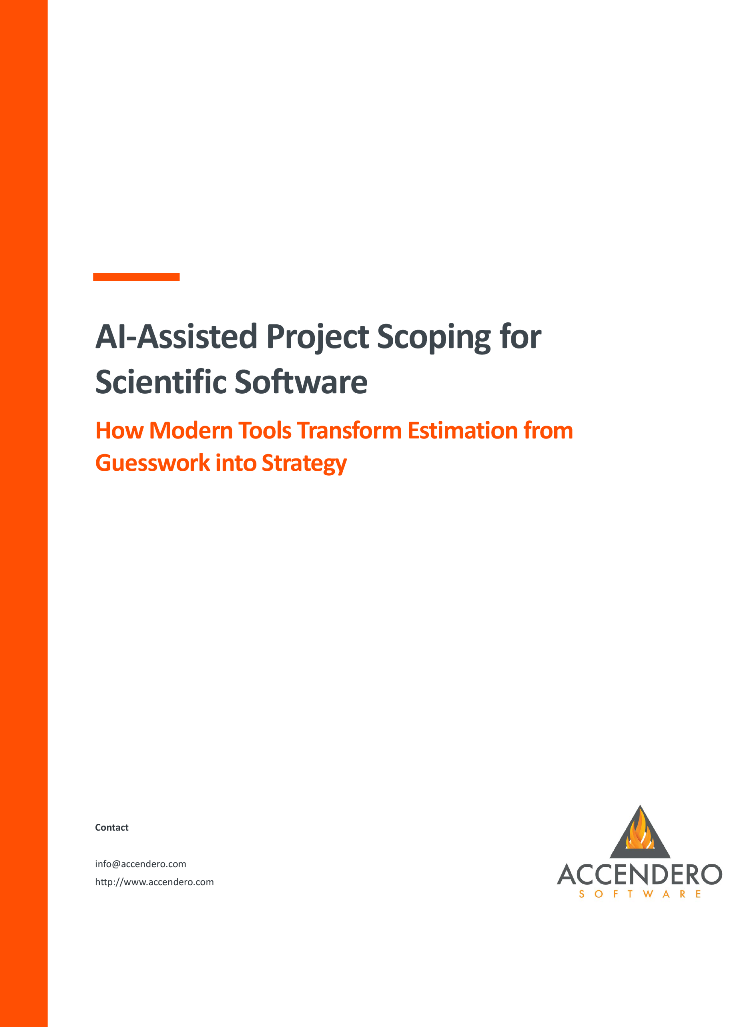 Assisted Project AI-Assisted Project Scoping for Scientific Software: How Modern Tools ...